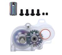 Boîte de vitesses de transmission centrale - Pièce améliorée pour chenille télécommandée pour SCX10 - Centre en aluminium - Installation facile - Boîte de vitesses télécommandée