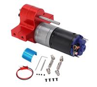 Boîte de vitesses de transmission en métal avec moteur 370 pour camion militaire WPL B1 B-1 C14 C-14 1/16 rouge