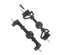 Boîte De Vitesses D'essieu De Pont Avant Et Arrière En Métal, Pièces De Mise à Niveau, Kit D'arrimage De Sangles à Cliquet, Pièces De Camion RC En Titane Pour WPL C14 C24 C34 C44 B14 B24 116 RC, Pièce