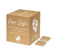 Boîte de vote de genre Ungtyb, décoration de baby shower, boîte de carte de fête pendant les fêtes, carton léger pliable avec un design pour garçon ou fille de grossesse pour la célébr