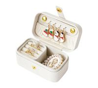 Boîte de voyage - Boîte de rangement de bijoux pour voyage | PU cuir imperméable pour femme | Sacs de rangement de bijoux pour le voyage dans l'avion des chambres et salle de bain