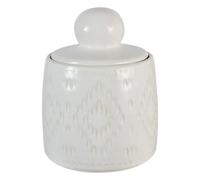 Boîte Déco en Céramique "Mala" 19cm Blanc