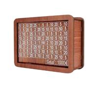 Boîte D'économie D'argent - Caisse D'économie En Bois De 7,87 Pouces | Palace Castle Design - Boîte De Rangement Rétro En Bois De 350 G Avec Localisateur De Numéros Qui Aide À Stocker Mo