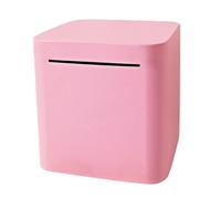 Boîte D'économie D'argent En Acier Inoxydable - Construction En Métal, Couvercle Sécurisé Qui Ne Peut Pas Être Ouvert, Taille Compacte | Stockage De Pièces De Monnaie À Domicile, Organisation De Tréso