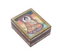 Boîte décorative arbre Bodhi en bois de manguier