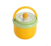 Boîte Déjeuner 304 600ml Isotherme avec Couvercle Boîte Déjeuner(orange)