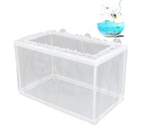 Boîte d'élevage d'aquarium - Fry Hatchery Net, séparateur d'aquarium | Armoire d'isolation en transparente pour poissons jeunes, conteneur de reproduction flottant, montage de ventouse, habitat