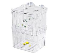 Boîte d'élevage d'aquarium - Réservoir d'isolation transparent pour pépinière, incubateur d'écloserie | Boîte de séparation en acrylique pour séparer les bébés poissons, les poissons blessés ou les