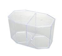 Boîte d'élevage d'aquarium |Réservoir d'isolement de Poisson octogonal Transparent pour l'élevage/Poissons Malades/crevettes |La Conception à 2 Sections améliore Le taux de Survie