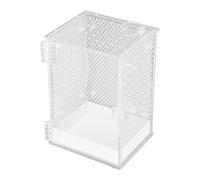 Boîte d'élevage de Mantis en Acrylique Robuste et Transparente, avec Filets d'escalade et Porte battante pour l'aménagement paysager et la Garde d'animaux