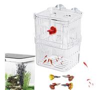 Boîte d'élevage de poissons - Boîte d'acclimatation pour poissons agressifs - Boîte d'élevage d'aquarium - Station d'acclimatation pour poissons blessés