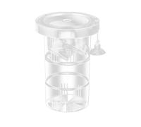 Boîte d'élevage de poissons, boîte d'éleveur de poisson pour aquarium, Boîte de pépinière à poissons flottants, Cas d'acclimatation réutilisable à parois réutilisable pour la culture vivante des creve