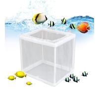 Boîte d'élevage de poissons, boîte d'isolation en maille, filet de séparation de poissons juvénile, boîte d'élevage de poissons, idéale pour l'élevage, l'isolement ou la domestication de la boîte