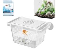 Boîte d'élevage de poissons d'aquarium - Configuration flottante unique, boîtes d'isolation transparentes pour poissons | Boîtes d'isolation épaisses transparentes pour incubateurs blessés