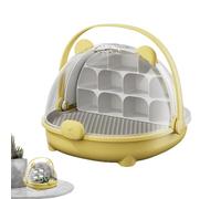 Boîte d'élevage de reptiles - Étui transparent pour animaux de compagnie, 500 g - Étui de voyage transparent | Enclos de transport mobile en polypropylène avec flux d'air, abri de visualisation pour