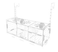 Boîte d'élevage pour aquarium,boîte d'élevage pour aquarium - Boîte d'élevage de poissons transparente en acrylique avec crochet - Boîte d'isolation de poisson réglable en hauteur, incubateur d'aquari