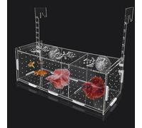 Boîte d'élevage pour aquarium - Chambre d'élevage d'aquarium, boîte d'écloserie flottante, conteneur d'isolation sûr pour chambre d'enfant | Système de protection des frites pour l'élevage et la