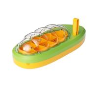 Boîte d'élevage pour chenilles en soie - Cage à enfiler pour chenilles en soie - Conteneur compact et transparent pour petits animaux domestiques - Pour filles, adolescentes,