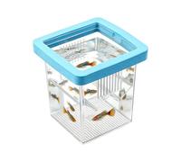 Boîte d'élevage - Réservoir d'isolation flottant en acrylique de 8,6 cm | Incubateur carré pour les nuits de poissons chambre d'élevage Guppy Boîte de séparation des poissons