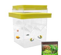 Boîte d'éleveur de poisson - Abs Transparent Aquarium Fish Breending | Boîte d'éleveur d'aquarium avec séparation sûre | Boîte d'isolement de poisson idéal pour les réservoirs de fryure et de quaranta