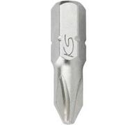 KS Tools 911.2205 - Boîte de 5 Embouts de Vissage PHILLIPS®, L.25 mm - 1/4'' - PH2 - En Acier Spécial