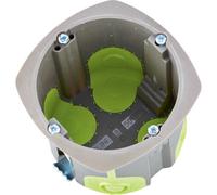 Boîte d'encastrement - 1 poste - Ø 67 mm - Profondeur 60 mm - R'Box - 500160 - Bizline