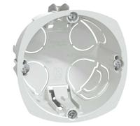 Boîte d'encastrement - 1 poste - Ø 67 mm - Profondeur 40 mm - Multifix - IMT35914 - Schneider