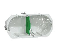 Boîte d'encastrement - 2 postes - Ø 67 mm - Profondeur 50 mm - Multifix - IMT35925 - Schneider
