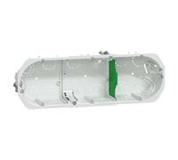 Boîte d'encastrement - 3 postes - Ø 67 mm - Profondeur 40 mm - Multifix - IMT35934 - Schneider