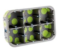 Boîte d'encastrement - 3 x 2 postes - Ø 67 mm - Profondeur 50 mm - R'Box - 500640 - Bizline