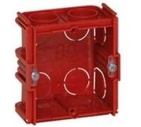 Legrand 080161 Boîte MonoPoste Batibox Maçonnerie Carrée Associable, 60mm Profondeur, Lot de 1