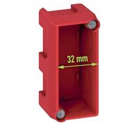 Boîte d'encastrement BATIBOX pour maçonnerie IP20 en plastique 1 module P 40mm - - 080140