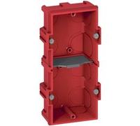 Boîte d’encastrement BATIBOX pour maçonnerie IP20 en plastique 2 postes ou 4 à 5 modules - LEGRAND - 080142 Noir G