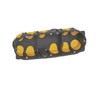 Boîte d'encastrement cloison sèche 3 postes diamètre 67 profondeur 40 Legrand Eco Batibox