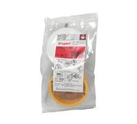 Boîte d'encastrement DCL en saillie et fiche Legrand 50mm, 1 poste, noire