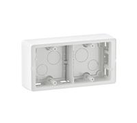 Boîte d'encastrement en saillie 2 postes Legrand Céliane, 40mm