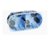 Boîte d'encastrement - EUR'OHM - 2 postes - Diamètre 67 mm - Profondeur 40 mm - Entraxe 71 mm