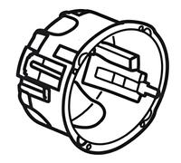 Boîte d'encastrement - Legrand - Batibox - Diamètre 80 mm - 1 poste - Intérieur