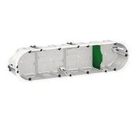 Schneider Electric - Boîte d'encastrement Multifix - 4 postes 71 mm - Diam. 67 mm - Prof. 50 mm