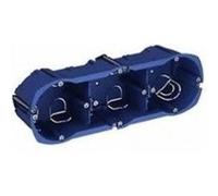 Boite d'encastrement Multifix Plus - Triple poste - Prof 40mm Entraxe 57mm G