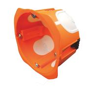 Boîte d'encastrement multimatériaux 1 poste étanche diamètre 67 profondeur 40 Capri, Lot de 300 avec scie cloche 40mm