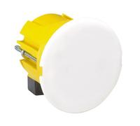 Boîte d'encastrement pour applique - LEGRAND - Batibox - Jaune - Diamètre 40 mm