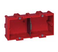 Legrand 080141 Boîte MonoPoste Batibox Maçonnerie Carrée 1 Poste Associable, 40mm Profondeur