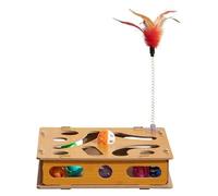 Boîte D'Enrichissement Lime À Griffes Pour Chat - Jouet Limiteur de Griffes et Coussinets pour Chaton,Casse-Tête Griffoir pour Chaton,Pour Exercice Intérieur Extérieur Détente Ennui Jeu Enrichissement