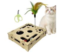 Boîte d'Enrichissement Lime à Griffes pour Chat | Planche À Griffoirs en Bois,Kits de Restauração de Faróis Automotivos,pour Mignonets D'Intérieur Grattant Meuble Canapé Coin Tapis