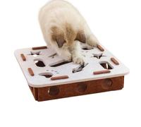 Boîte D'Enrichissement pour Lime À Griffes De Chat - avec 2 Billes Clochettes et Planche à Griffes Interactive - Coffret de Jeu Enrichissant et Grattoir à | pour Soin des Chats