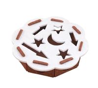 Boîte d'enrichissement puzzle pour chat - pour ongles interactif avec 2 boules hochets | Puzzle grattant chats, convient aux meubles, tapis, canapés et coins, pour animaux domestiques par Int