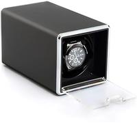 Boîte d'enroulement Watch Winders - Mini 1 + 0 Boîte à enrouleur de montre automatique Motchical Shaker Motor Mover Rotator Turntable Winding Case Watch Rangement Affichage de rangement Boîte de