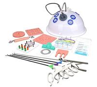 Boîte D'entraînement Laparoscopique Kit de Formation Laparoscopique avec Caméra et 4 Instruments et 10 Modules de Formation Prise en Charge de Connexion avec Tablette de Téléphone D'ordinateur