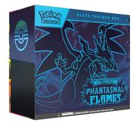 Boîte D'Entraîneur Élite Pokémon TCG Flammes Fantomatiques 9 Paquets De Boosters